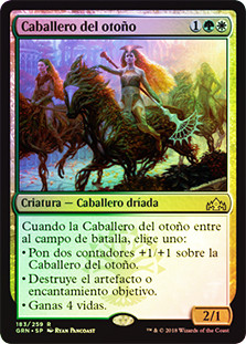 Knight of Autumn
Guilds of Ravnica (Foil) - Spanish
Single
Magic The Gathering