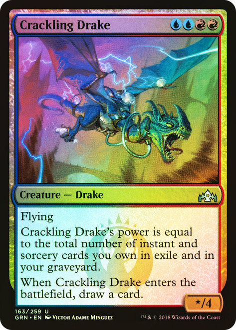 Crackling Drake\nGuilds of Ravnica\nSingle\nMagic The Gathering
