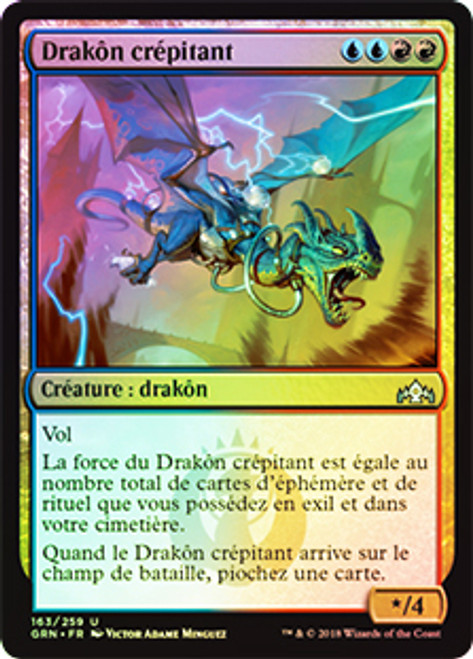 Crackling Drake
Guilds of Ravnica (Foil) - French
Single
Magic The Gathering