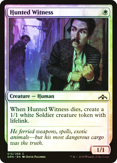 Hunted Witness\nGuilds of Ravnica\nSingle\nMagic The Gathering