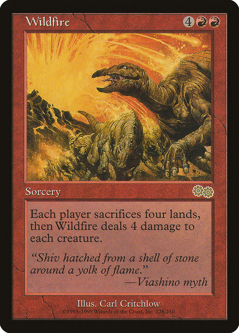 Wildfire\nUrza's Saga\nSingle\nMagic The Gathering