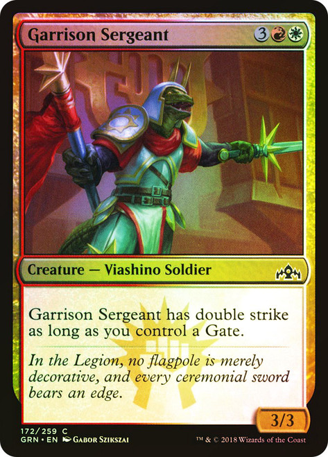 Garrison Sergeant\nGuilds of Ravnica\nSingle\nMagic The Gathering