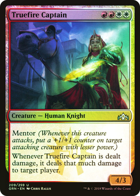 Truefire Captain\nGuilds of Ravnica\nSingle\nMagic The Gathering