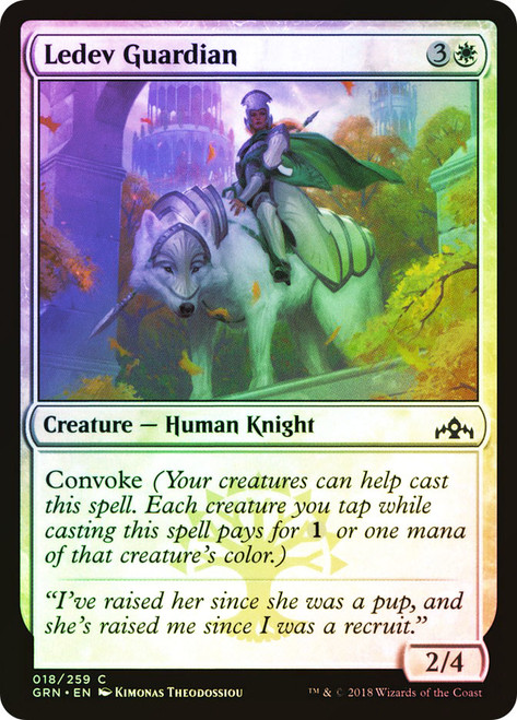 Ledev Guardian\nGuilds of Ravnica\nSingle\nMagic The Gathering