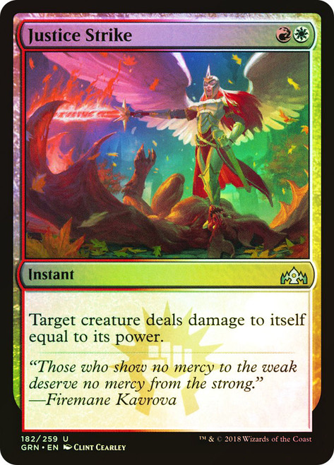 Justice Strike\nGuilds of Ravnica\nSingle\nMagic The Gathering