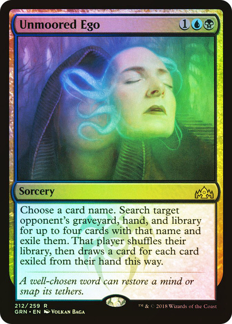 Unmoored Ego\nGuilds of Ravnica\nSingle\nMagic The Gathering