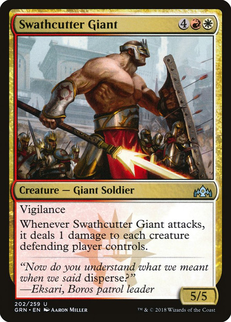 Swathcutter Giant\nGuilds of Ravnica\nSingle\nMagic The Gathering