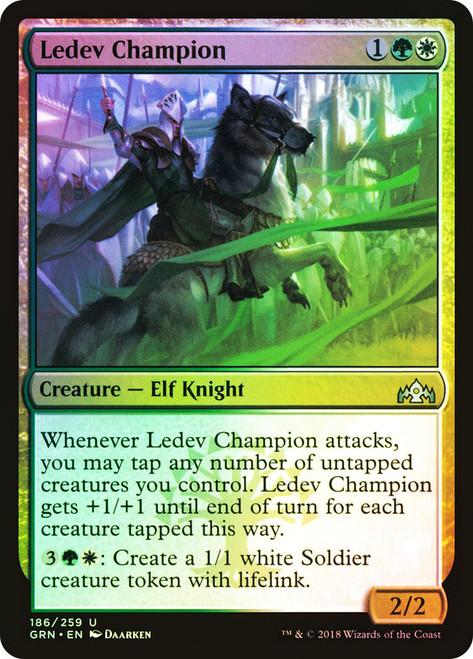 Ledev Champion\nGuilds of Ravnica\nSingle\nMagic The Gathering