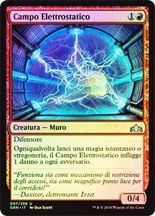 Electrostatic Field
Guilds of Ravnica (Foil) - Italian
Single
Magic The Gathering