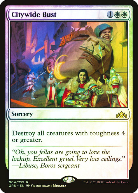 Citywide Bust\nGuilds of Ravnica\nSingle\nMagic The Gathering