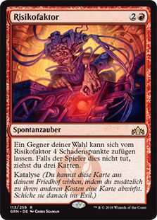 Risk Factor
Guilds of Ravnica - German
Single
Magic The Gathering