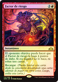Risk Factor
Guilds of Ravnica (Foil) - Spanish
Single
Magic The Gathering