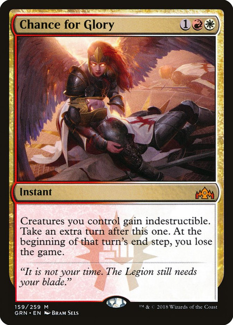 Chance for Glory\nGuilds of Ravnica\nSingle\nMagic The Gathering