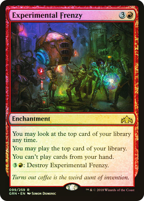 Experimental Frenzy\nGuilds of Ravnica\nSingle\nMagic The Gathering