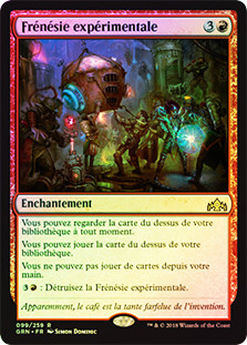 Experimental Frenzy
Guilds of Ravnica (Foil) - French
Single
Magic The Gathering