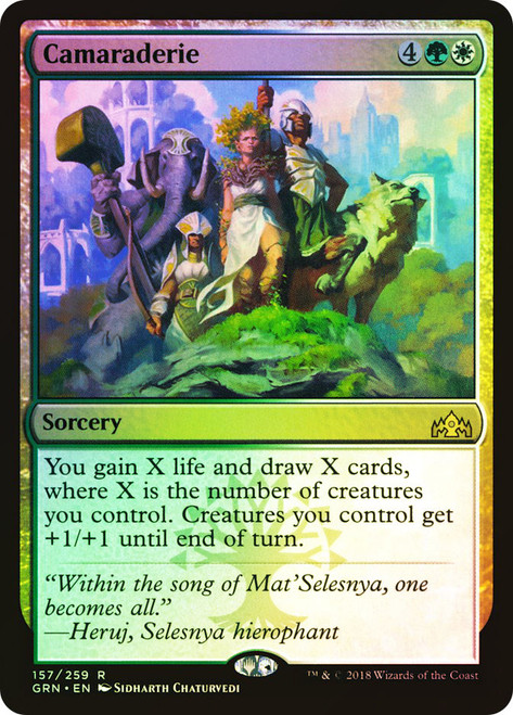 Camaraderie\nGuilds of Ravnica\nSingle\nMagic The Gathering