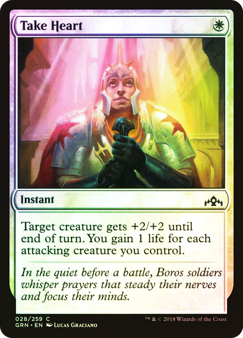 Take Heart\nGuilds of Ravnica\nSingle\nMagic The Gathering