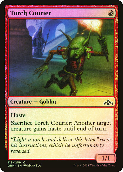 Torch Courier\nGuilds of Ravnica\nSingle\nMagic The Gathering