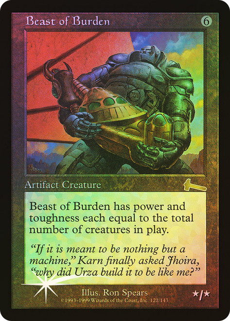 Beast of Burden\nUrza's Legacy\nSingle\nMagic The Gathering