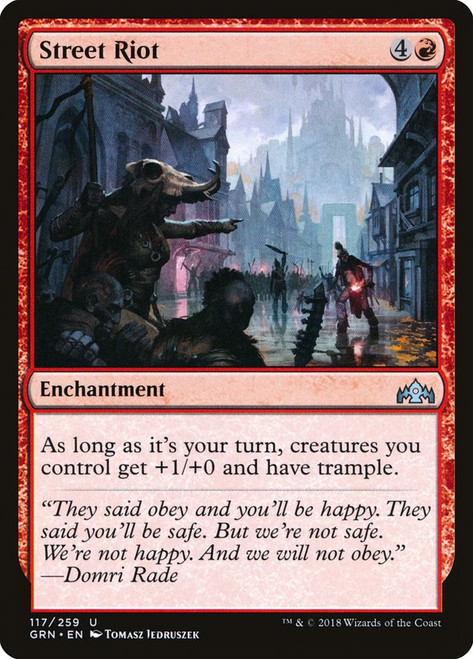 Street Riot\nGuilds of Ravnica\nSingle\nMagic The Gathering