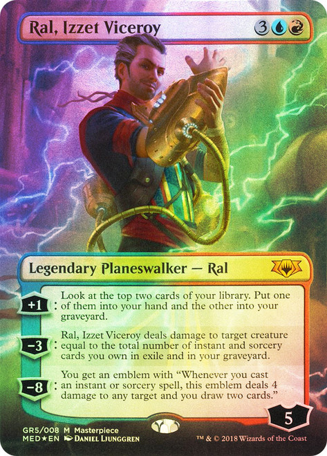 Ral, Izzet Viceroy (Borderless)\nMythic Edition\nSingle\nMagic The Gathering