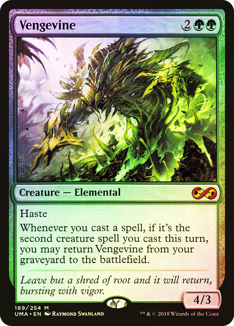 Vengevine\nUltimate Masters\nSingle\nMagic The Gathering