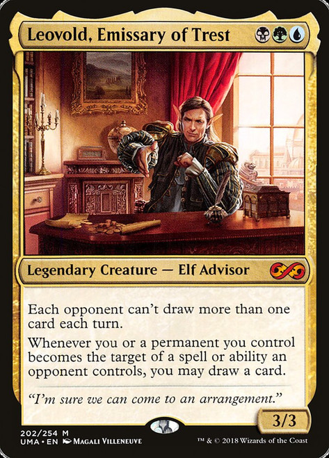 MTG アルティメットマスターズ TOPPER トレストの使者、レオヴォルド Leovold, Emissary of Trest | Ultimate Masters - Japanese