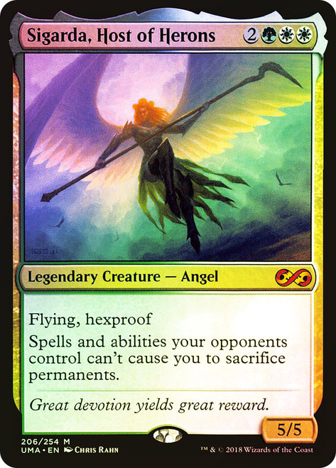 mtg 鷺群れのシガルダ foil UMA アルティメットマスターズ