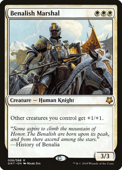 Benalish Marshal
Game Night
Single
Magic: The Gathering