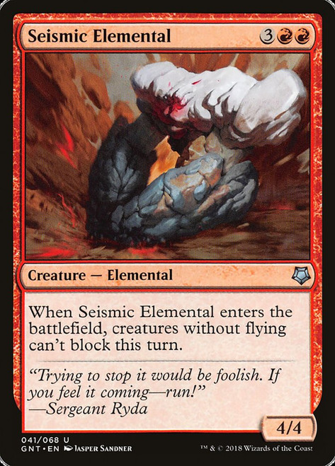 Seismic Elemental\nGame Night: 2018\nSingle\nMagic The Gathering