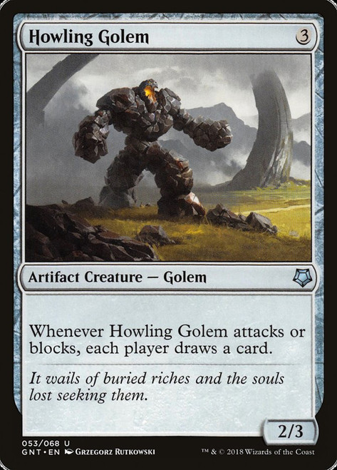 Howling Golem\nGame Night: 2018\nSingle\nMagic The Gathering