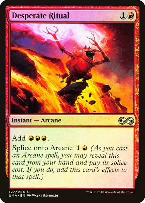Desperate Ritual
Ultimate Masters
Single
Magic: The Gathering
