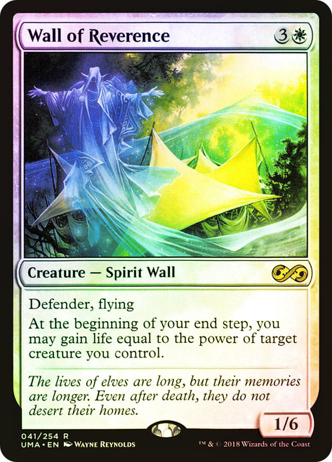 Wall of Reverence\nUltimate Masters\nSingle\nMagic The Gathering
