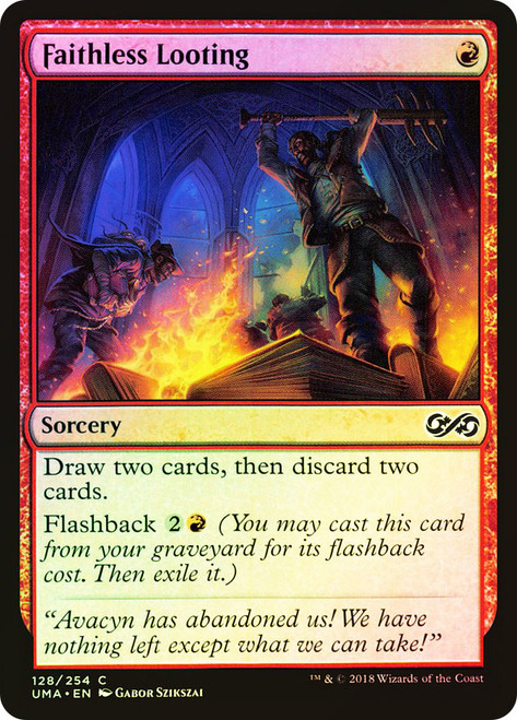 Faithless Looting\nUltimate Masters\nSingle\nMagic The Gathering