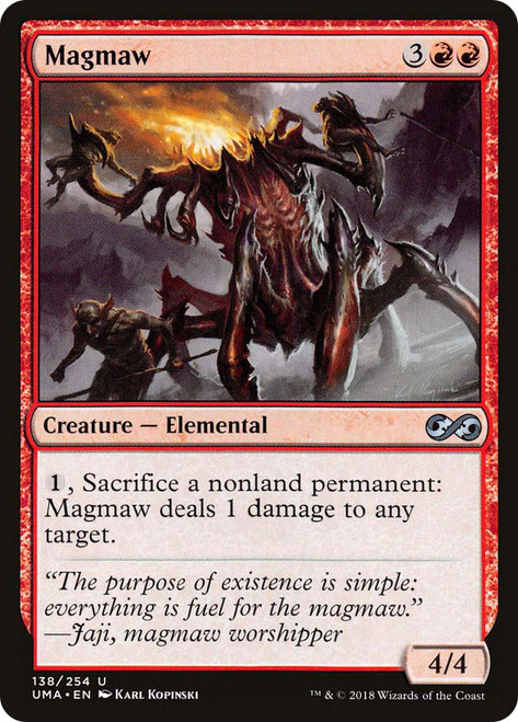 Magmaw
Ultimate Masters
Single
Magic: The Gathering