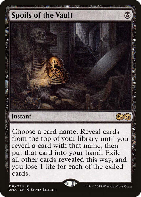 from the vault mtg card list Spoils of | Ultimate Masters An individual card from the Magic 1x Phyrexian Vault - The