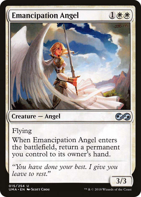 Emancipation Angel
Ultimate Masters
Single
Magic: The Gathering