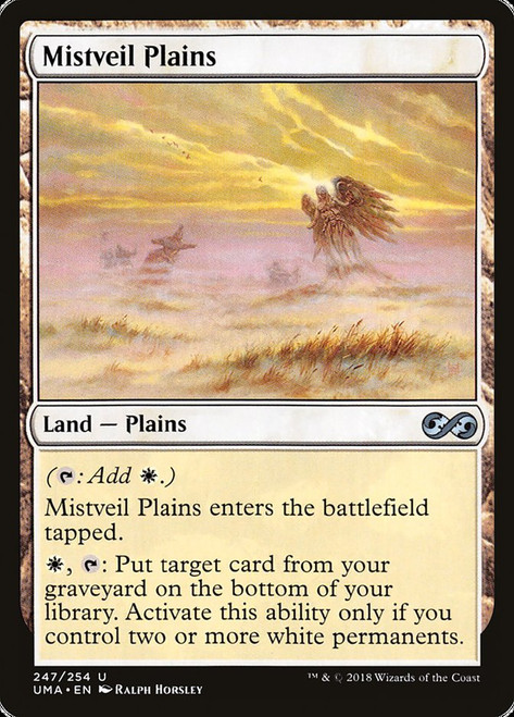 Mistveil Plains\nUltimate Masters\nSingle\nMagic The Gathering