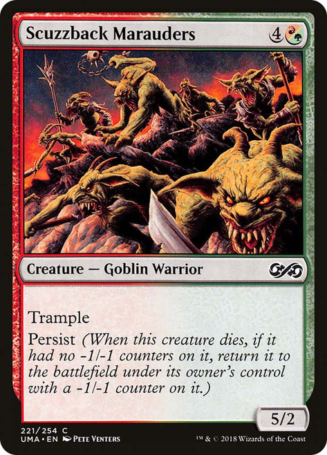 Scuzzback Marauders
Ultimate Masters
Single
Magic: The Gathering