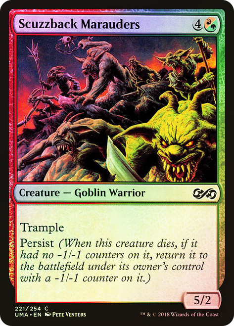 Scuzzback Marauders\nUltimate Masters\nSingle\nMagic The Gathering