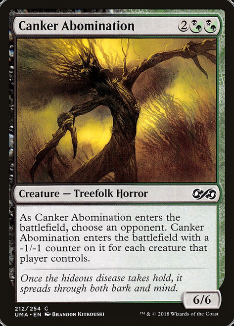 Canker Abomination\nUltimate Masters\nSingle\nMagic The Gathering