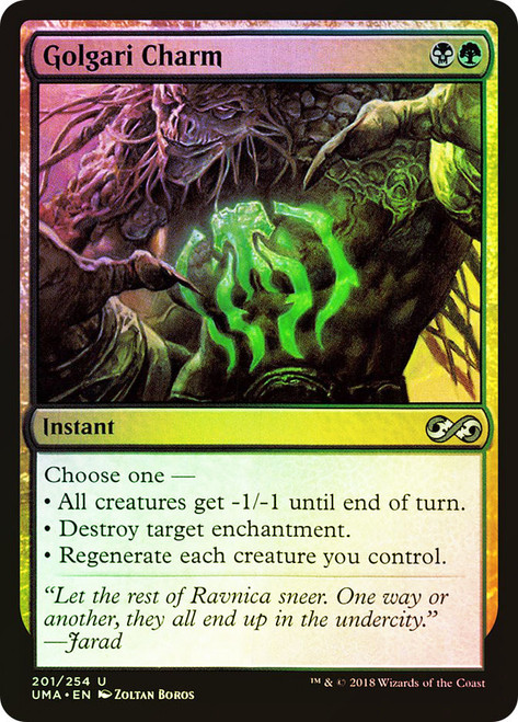 Golgari Charm\nUltimate Masters\nSingle\nMagic The Gathering
