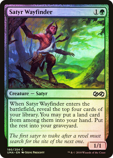 Satyr Wayfinder\nUltimate Masters\nSingle\nMagic The Gathering