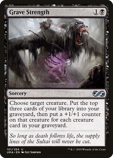 Grave Strength
Ultimate Masters
Single
Magic: The Gathering