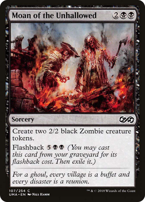 Moan of the Unhallowed
Ultimate Masters
Single
Magic: The Gathering