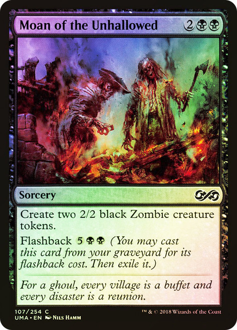 Moan of the Unhallowed\nUltimate Masters\nSingle\nMagic The Gathering