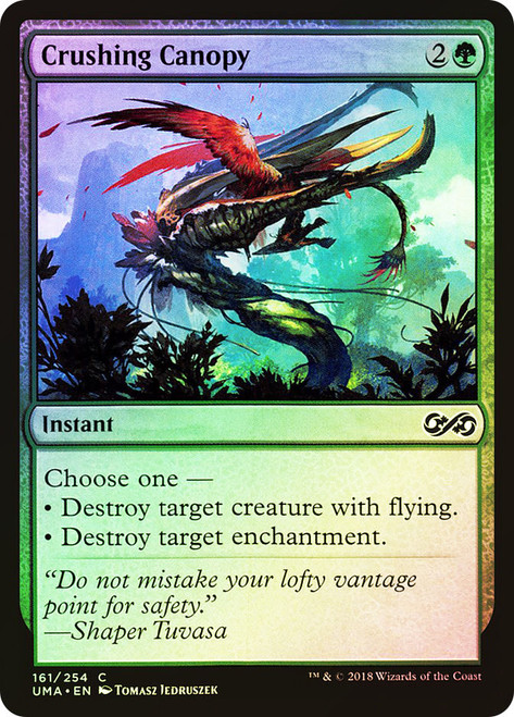 Crushing Canopy\nUltimate Masters\nSingle\nMagic The Gathering