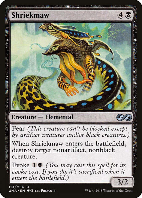Shriekmaw
Ultimate Masters
Single
Magic: The Gathering