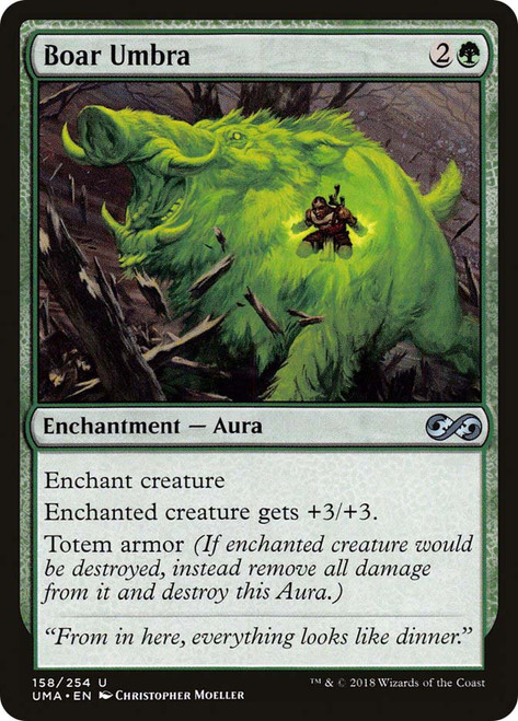 Boar Umbra
Ultimate Masters
Single
Magic: The Gathering