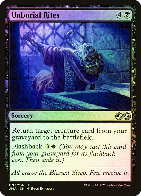 Unburial Rites\nUltimate Masters\nSingle\nMagic The Gathering
